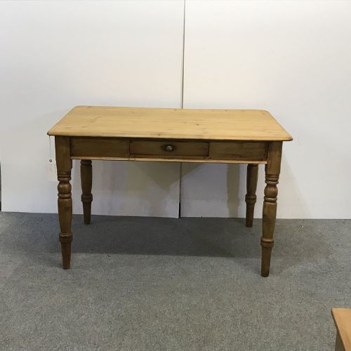 Late Victorian Pine 4ft Kitchen Table