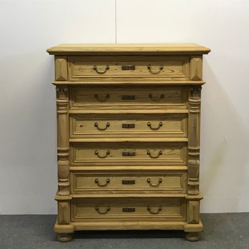 Attractive Antqiue Pine Danish Tallboy
