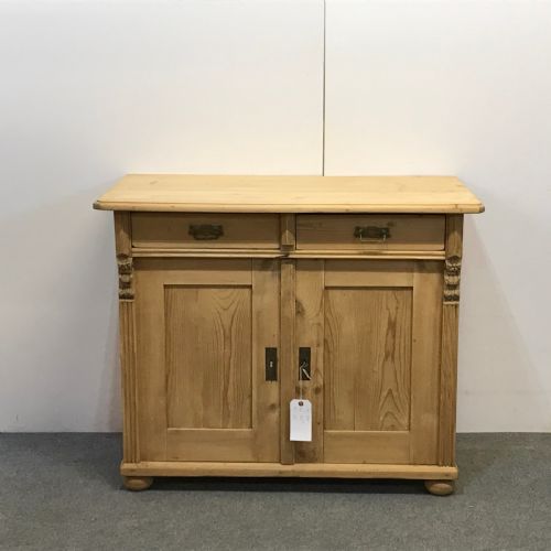 Antique Pine Dresser Base Cupboard