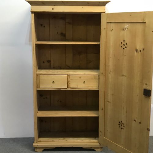 fig 1. TALL OLD PINE LARDER CUPBOARD