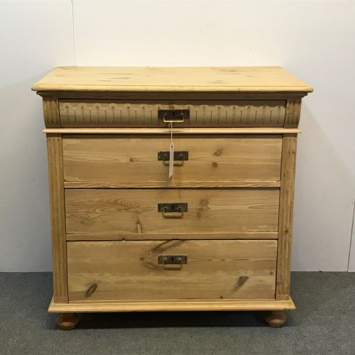 Antique Danish Pine Chest of Drawers