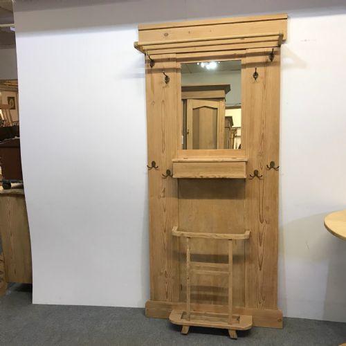Antique Pine Hall Stand