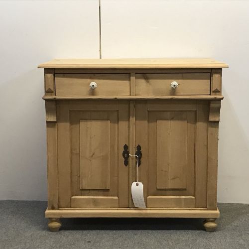 Small Solid Attractive Old Pine Cupboard