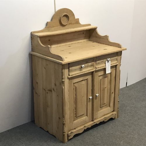 fig 1. SMALL ANTIQUE PINE WASH CUPBOARD