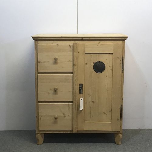 Small Antique Pine Larder Cupboard