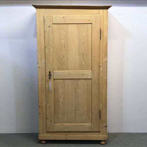Large Single Door Old Pine Cupboard