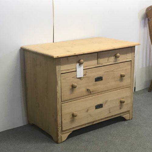 Small Antique Pine Chest of Drawers