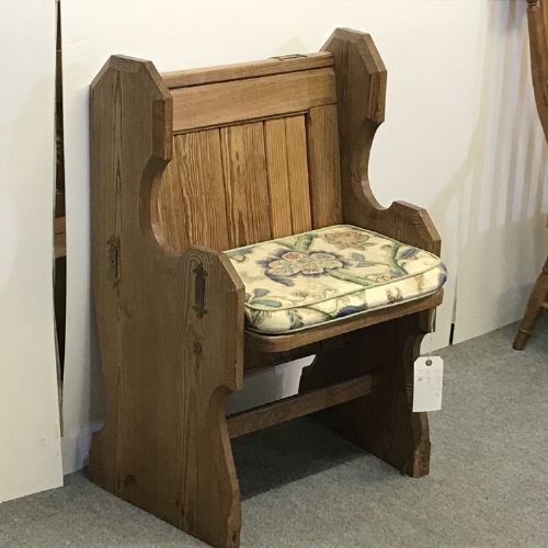 Small Old English Church Pew / Settle