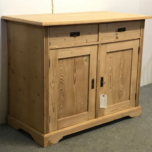 fig 1. ANTIQUE PINE KITCHEN SIDEBOARD