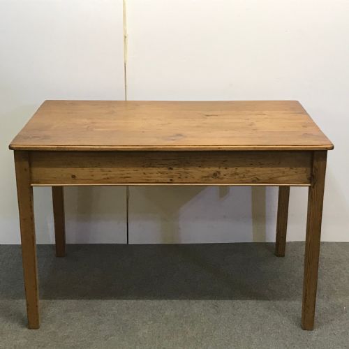 Small Old English Pine Kitchen Table with Drawers