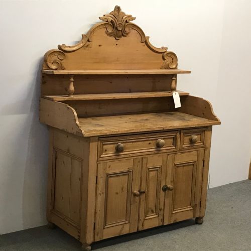fig 1. Old Victorian Yorkshire Pine Dresser