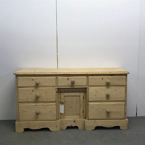 Antique Lancashire Farmhouse Pine Sideboard