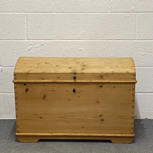 Antique Pine Dome Top Chest