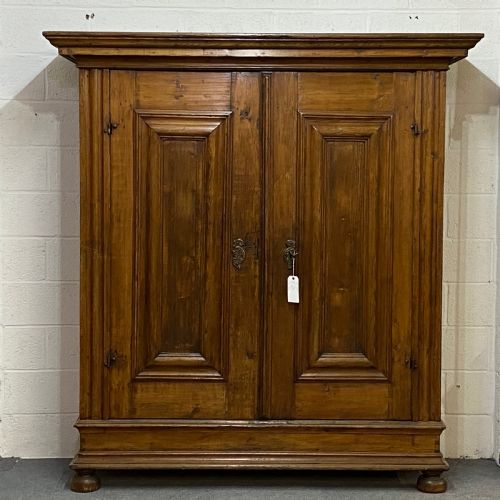 Stunning Very Early Antique Pine Wardrobe