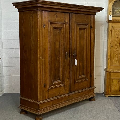 fig 1. Stunning Very Early Antique Pine Wardrobe