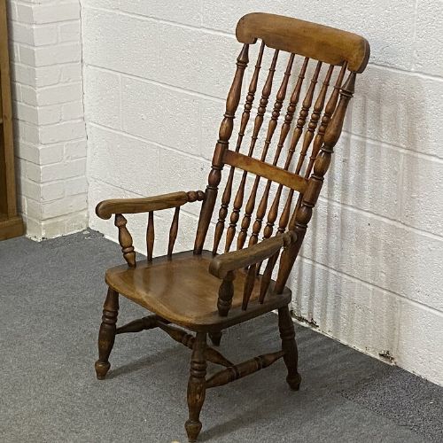 Antique Bobbin Back Windsor Armchair