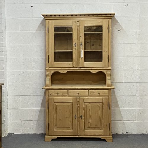 Elegant French Antique Pine Farmhouse Dresser