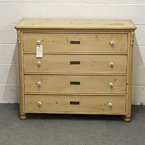 Old Pine Czech Chest of Drawers