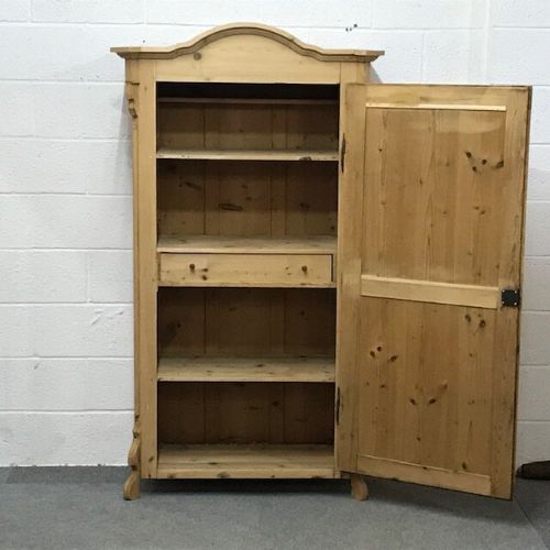 fig 1. Old Pine Arched Cupboard
