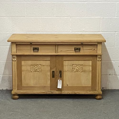 Attractive Large Old Pine Dresser Base
