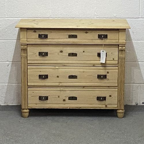 Old Pine Four Drawer Chest of Drawers
