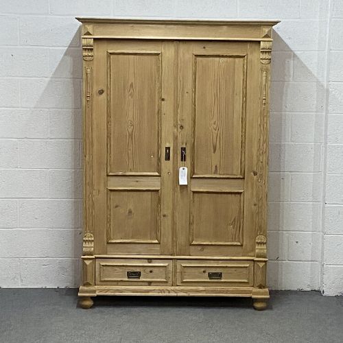Antique Pine Wardrobe (Dismantles)
