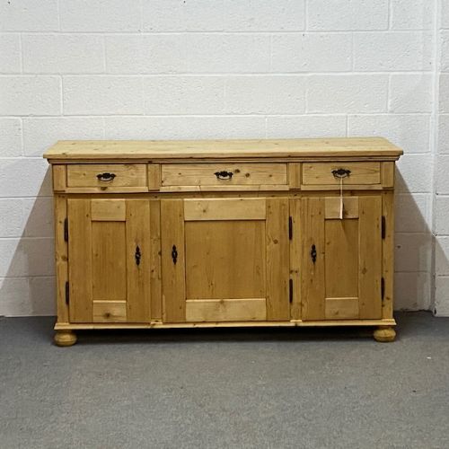 Very Large Old Pine Dresser Base