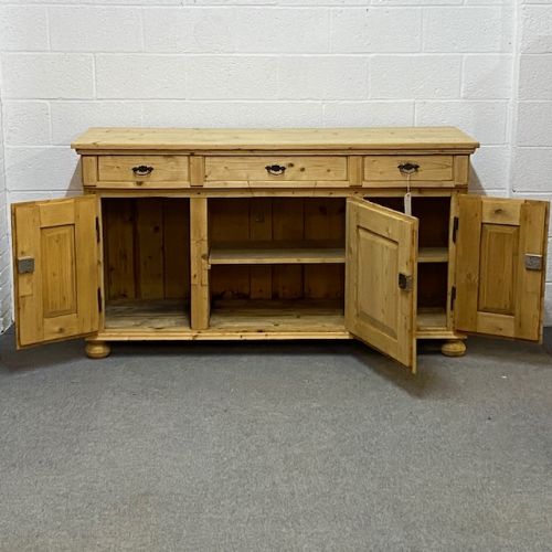 fig 1. Very Large Old Pine Dresser Base