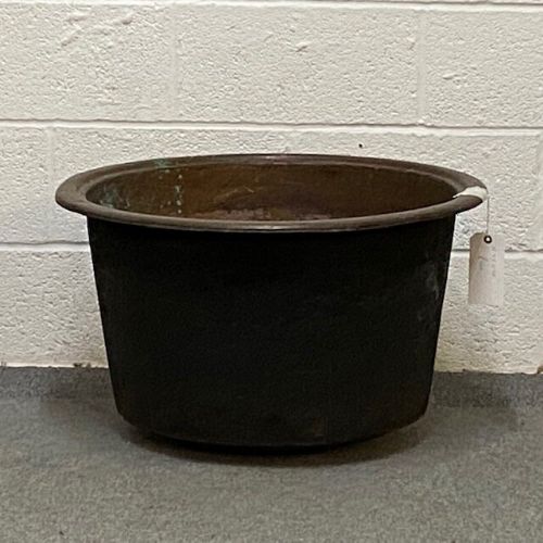 Antique Copper Cauldron