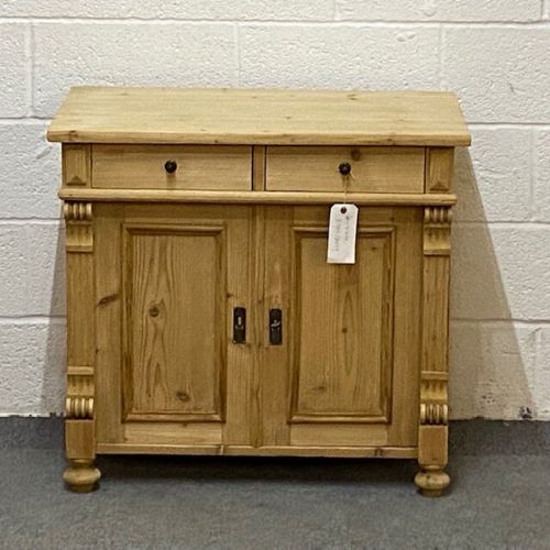 Small Antique Pine Dresser Base