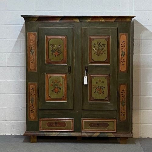 Beautiful Antique Pine Painted Armoire (Dismantles)