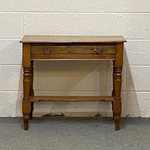 Pretty French Antique Pine Side Table
