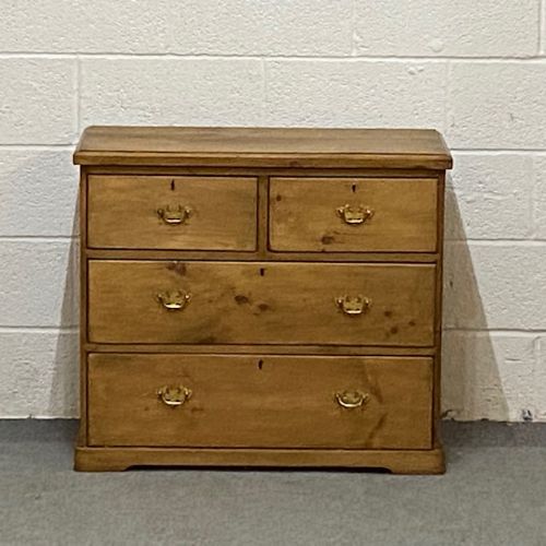 Small Antique Pine Chest of Drawers