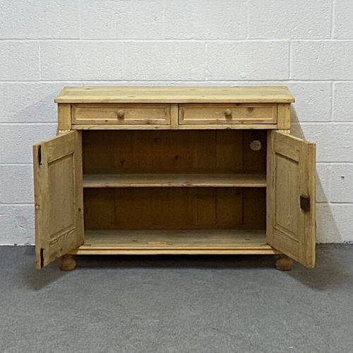 fig 1. Large Old Pine Dresser Base