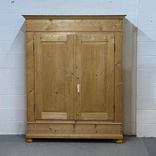 Large Antique Pine Wardrobe C.1900 (Dismantles)