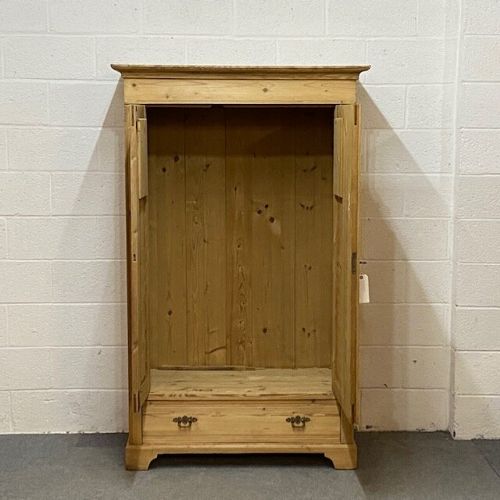 fig 1. Small Pine Art Nouveau Armoire