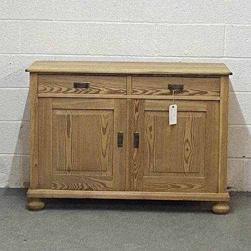 Large Old Pine Dresser Base Cupboard