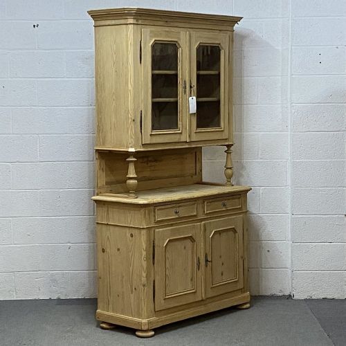fig 2. A VERY TALL OLD FRENCH DISPLAY TOP DRESSER C.1900