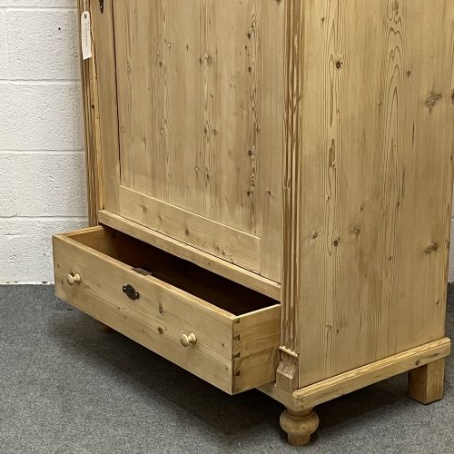 fig 1. Single Door Antique Pine Childs Wardrobe