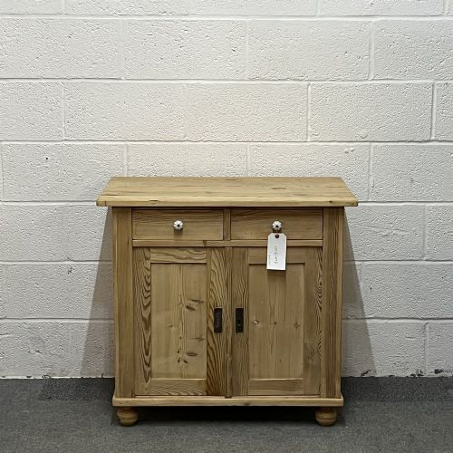 Antique Pine Bedside Storage Cupboard