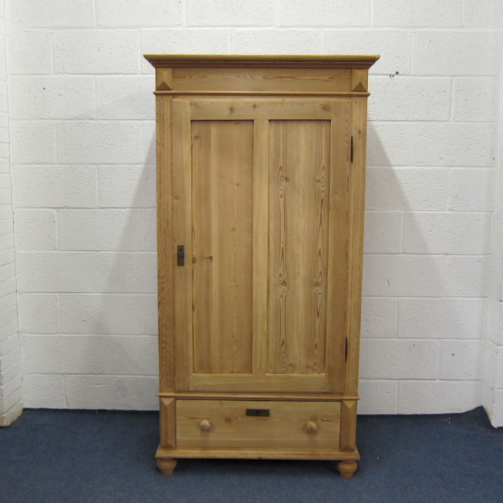 Large antique pine cupboard