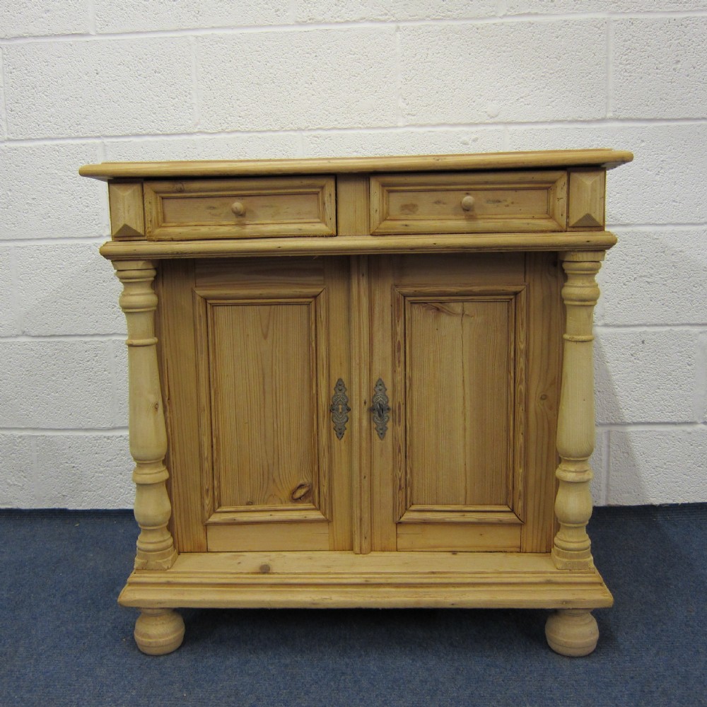 Small antique pine dresser base