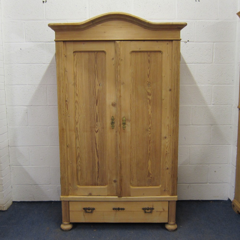 Antique pine wardrobe