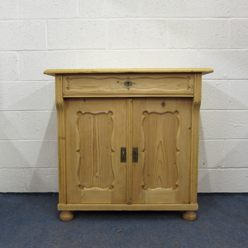 Antique pine dresser base