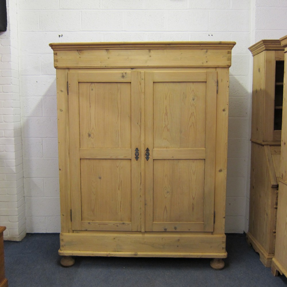 Antique pine wardrobe - dismantles