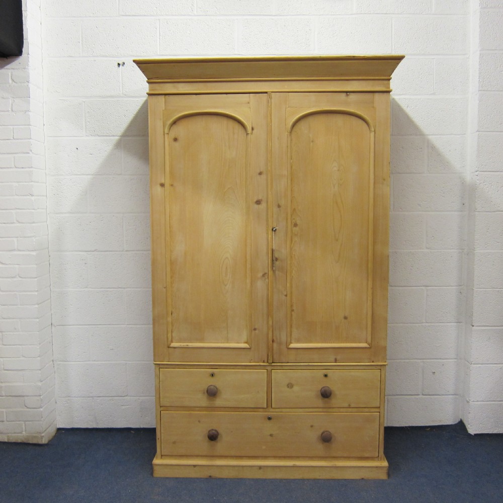Victorian pine Linen Press