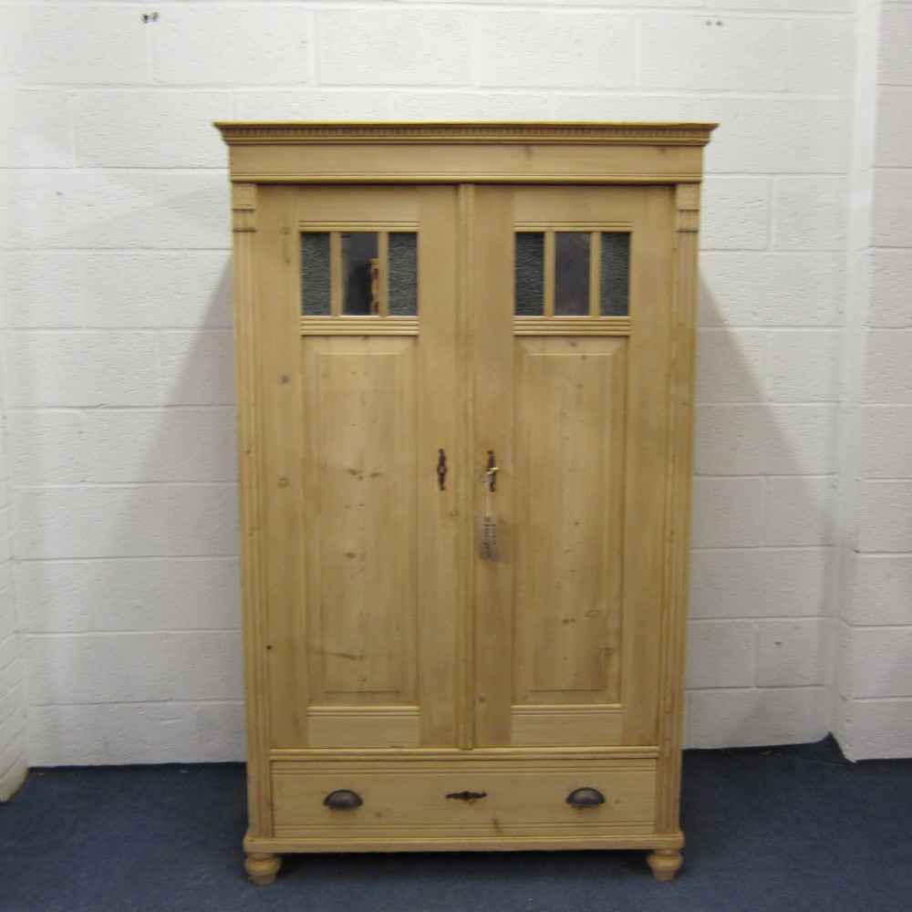Antique pine wardrobe