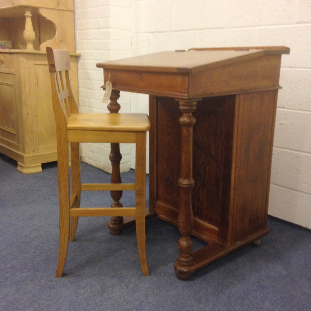 Old pine lectern