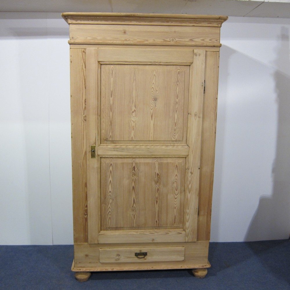 Old pine wardrobe 1 door 1 drawer - dismantles