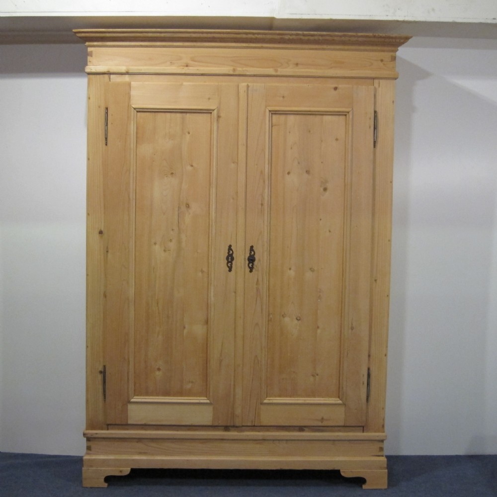 French antique pine wardrobe - dismantles